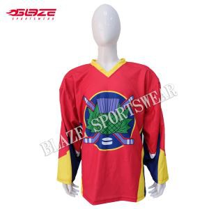 شخصية الهوكي الأحمر جيرسي